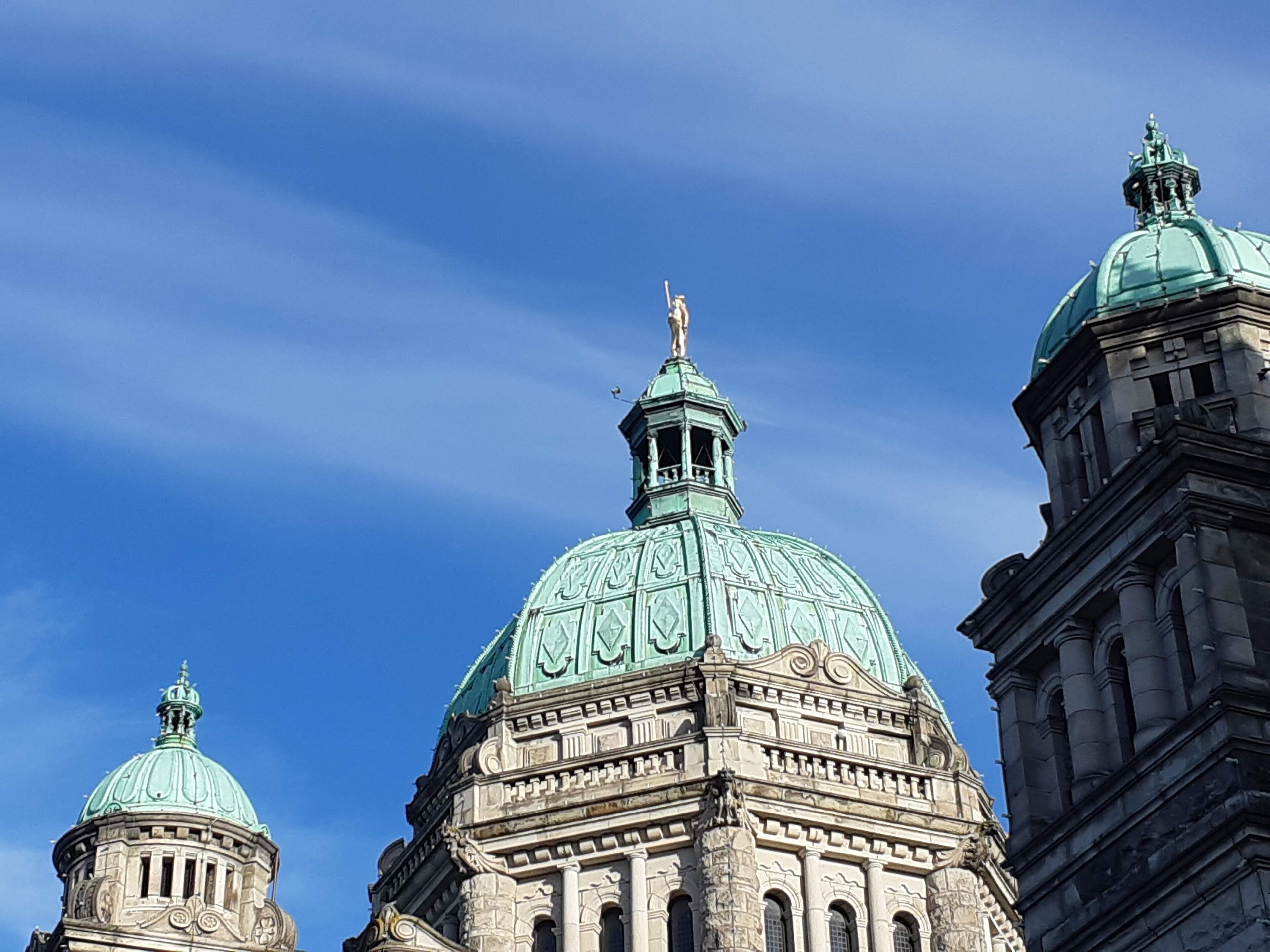 Blue skies at the Legislature