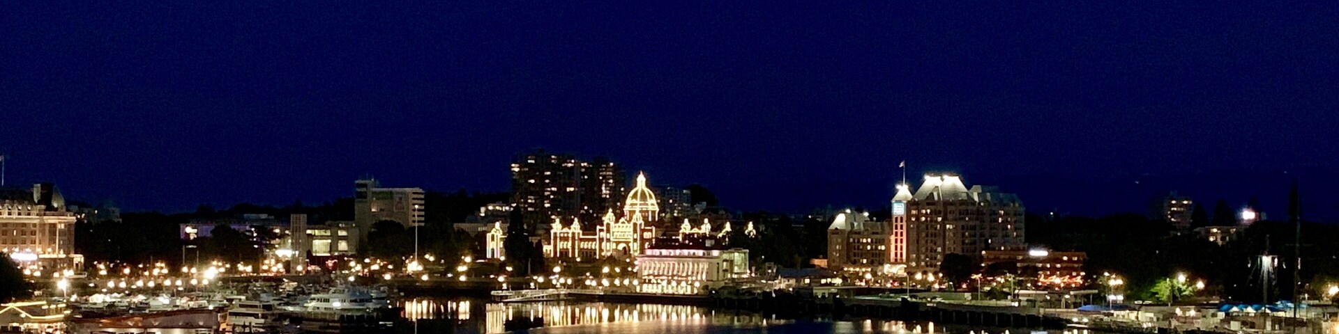 Victoria at Night! Beautiful city.