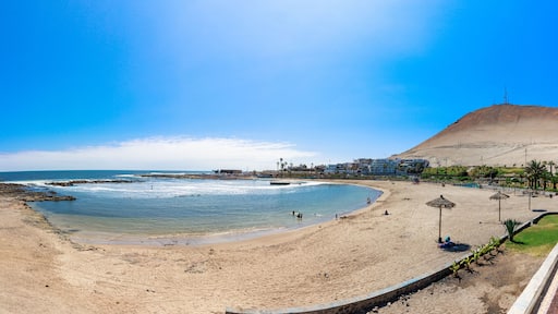 The Laucho beach and boardwalk, Arica, Chile.