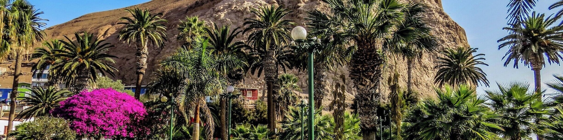 Morro de Arica is a steep hill located in the Chilean city of Arica. Its height is 139 metres above sea level. It was the last bulwark of defence for the Peruvian troops who garrisoned the city during the War of the Pacific (1879–1883). Morro de Arica was assaulted and captured on June 7, 1880 by Chilean troops in the last part of the Tacna and Arica campaign. Morro de Arica rises steeply from the city and the sea, with a more gentle slope towards the east. A giant flag of Chile is flown on its summit. Do not miss the museum up there.
