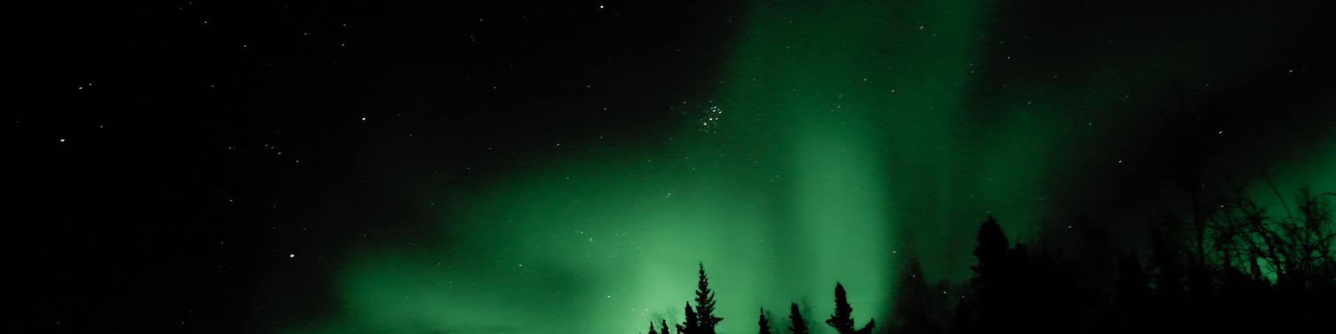 Magnificient northern light in Yellowknife Canada 2020