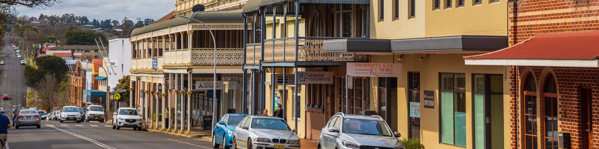 Armidale which includes a small town or village