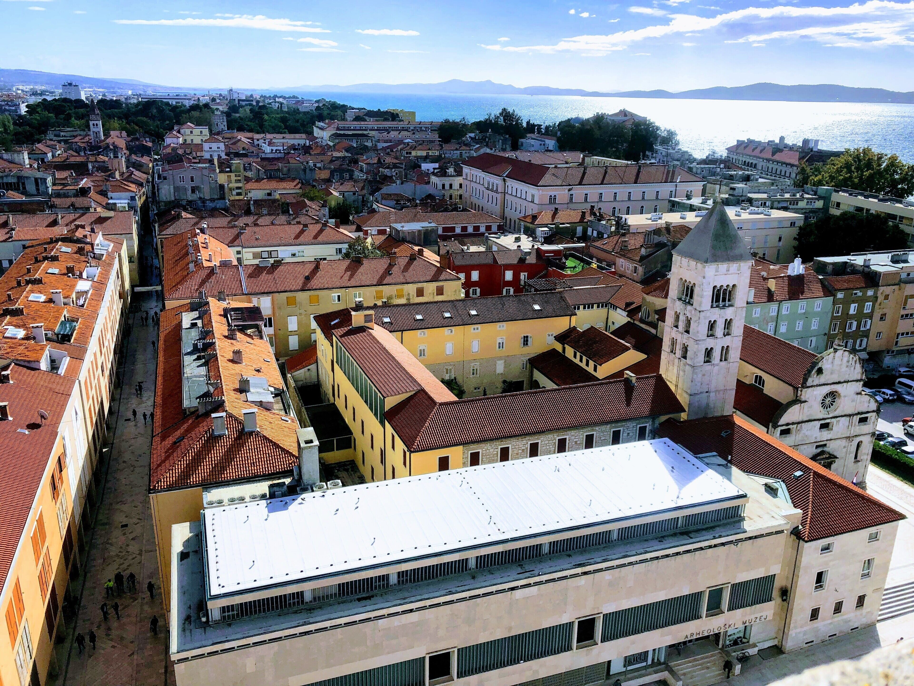 View from the Bell Tower; entrance fee 15 kuna
