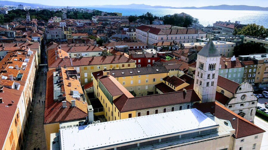 View from the Bell Tower; entrance fee 15 kuna