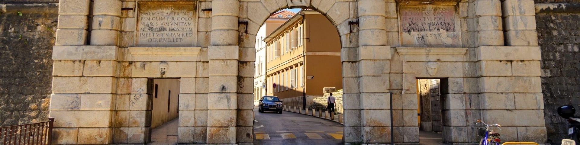 Venetian gate along the walls of Zadar and was once the main entrance to the city. It was built in 1543. Zadar was added to list of UNESCO World Heritage Sites in 2017.