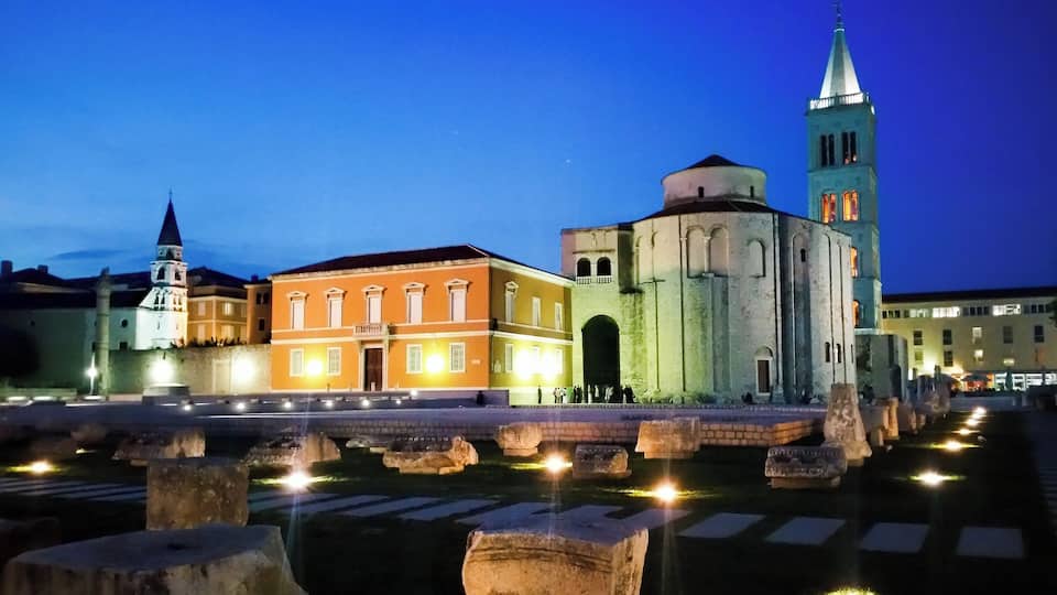 A more quiet and less crowded Old Town of Zadar