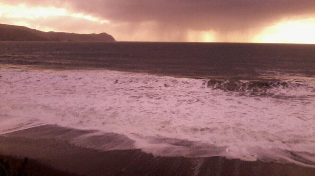 Tarde típica en la playa grande.