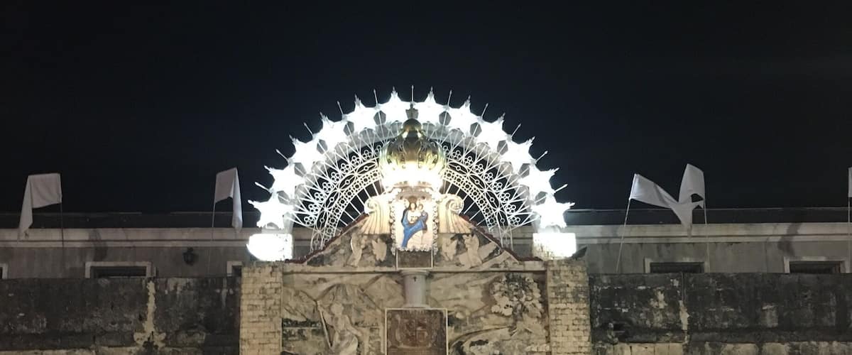 The Real Fuerza de Nuestra Señora del Pilar de Zaragoza (Royal Fort of Our Lady of the Pillar of Zaragoza) also Fort Pilar is a 17th-century military defense fortress built by the Spanish colonial government in Zamboanga City, Philippines. The fort, which is now a regional museum of the National Museum of the Philippines, is a major landmark of the city and symbol of its cultural heritage. Outside the eastern wall is a Marian shrine dedicated to Our Lady of the Pillar, the patroness of the city.