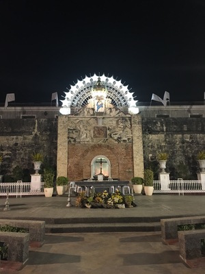 The Real Fuerza de Nuestra Señora del Pilar de Zaragoza (Royal Fort of Our Lady of the Pillar of Zaragoza) also Fort Pilar is a 17th-century military defense fortress built by the Spanish colonial government in Zamboanga City, Philippines. The fort, which is now a regional museum of the National Museum of the Philippines, is a major landmark of the city and symbol of its cultural heritage. Outside the eastern wall is a Marian shrine dedicated to Our Lady of the Pillar, the patroness of the city.