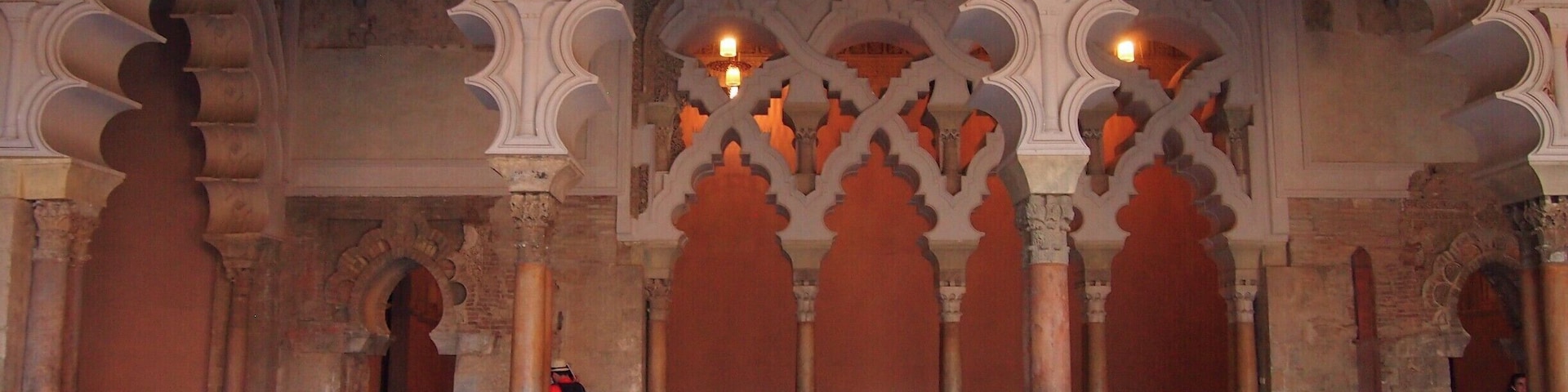 DAY 0 - ZARAGOZA
#caminodesantiago
The astonishingly intricate designs of the archs inside the 11th century Moorish Palace of the Aljafería.
