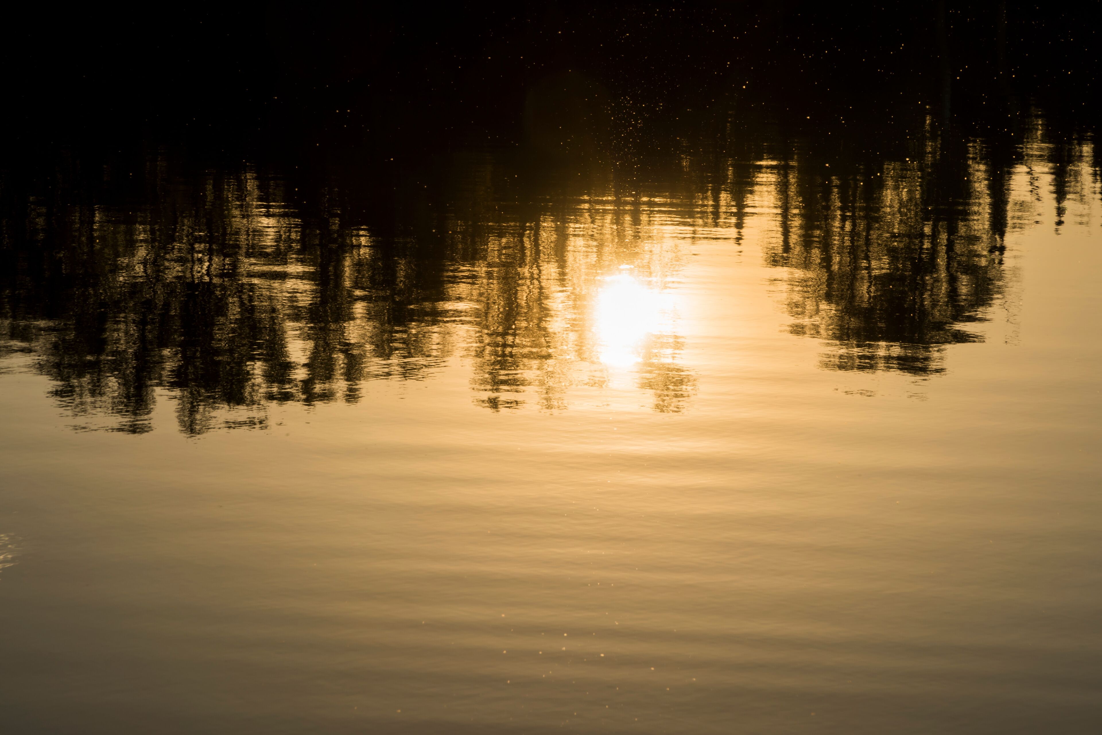 Sunset on Spider Lake in the Chequamegon National Forest.