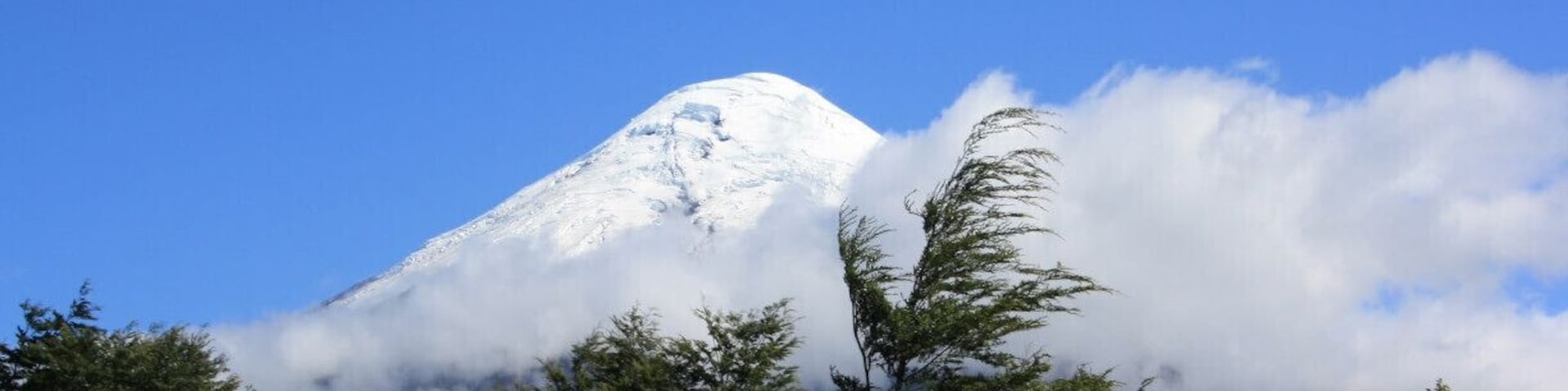 Volcano Osorno situated about an hour bus ride from Puerto Varas town.
