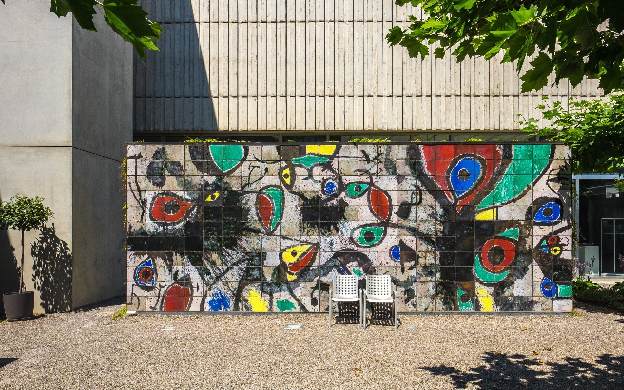 Miro Garden at the art museum Kunsthaus Zürich