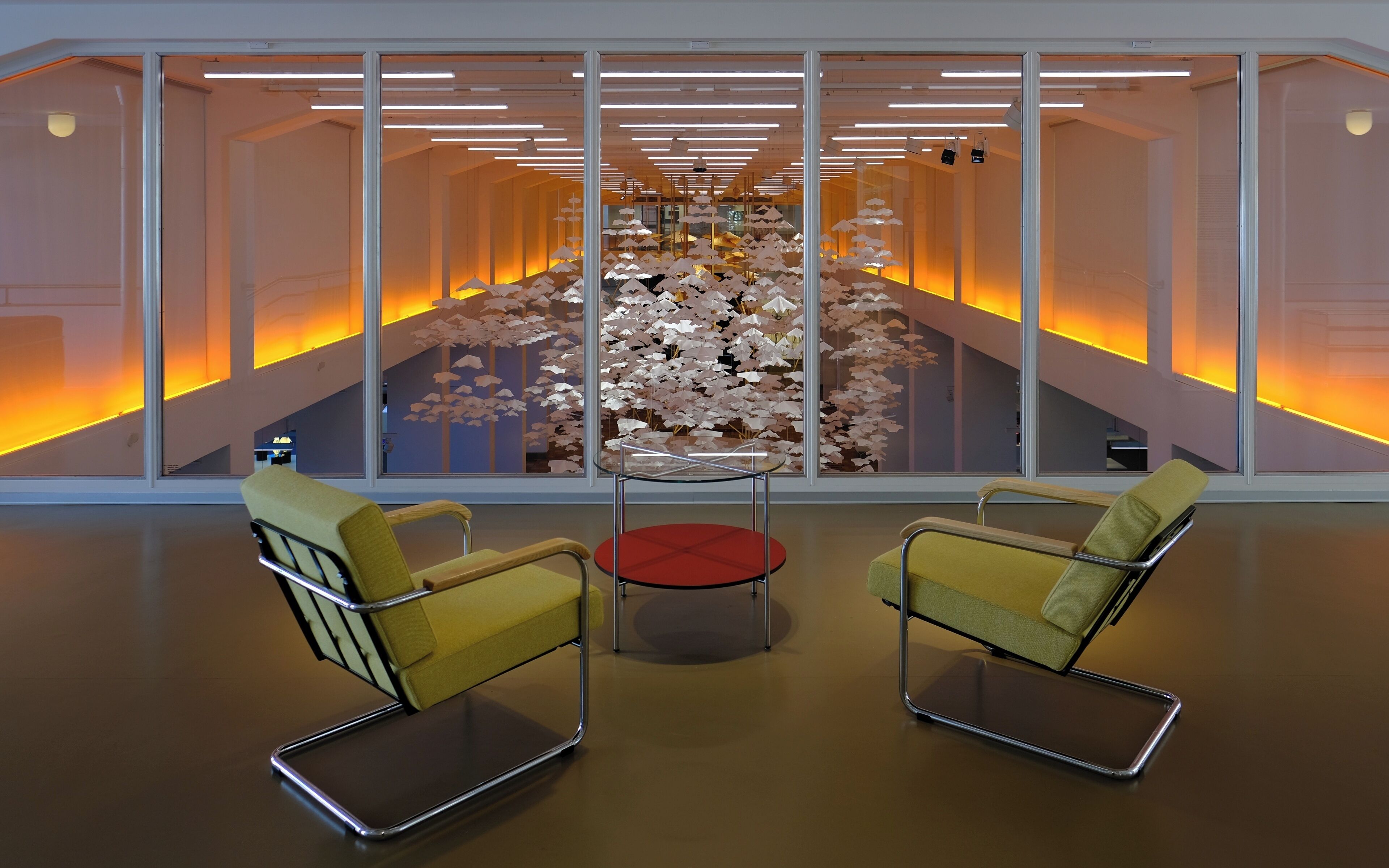 Design museum near the Zurich Central train station. At the lower level, the permanent exhibition shows room with furniture designs from different decades ... 