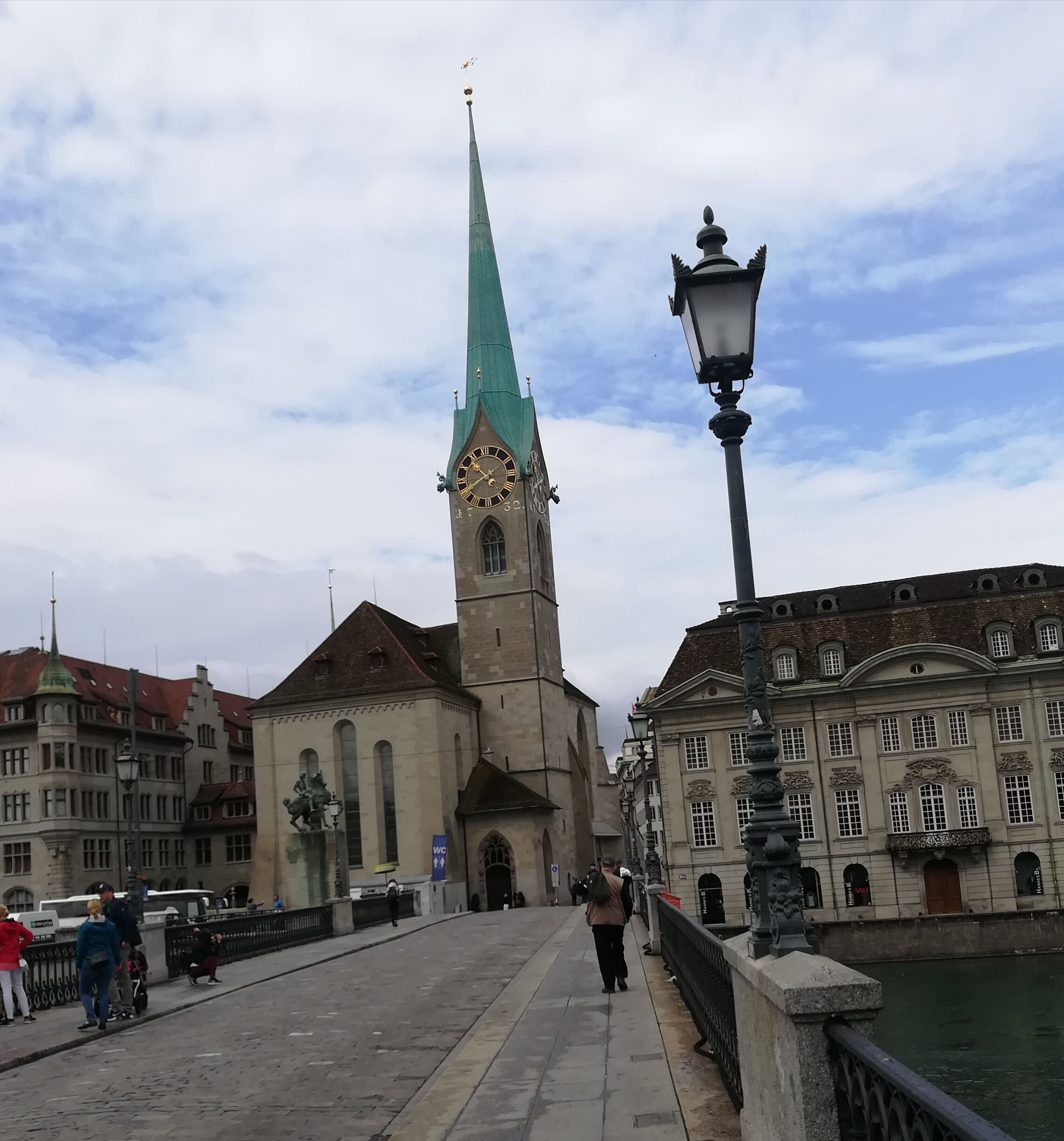 Most beautiful stained glass windows. Ancient crypt interesting.