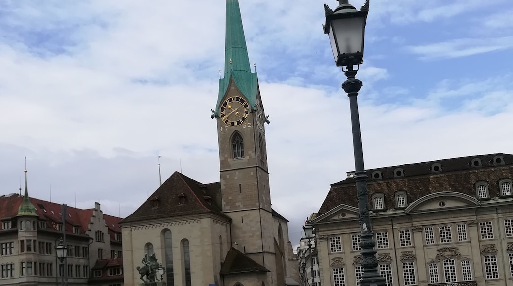 Most beautiful stained glass windows. Ancient crypt interesting.