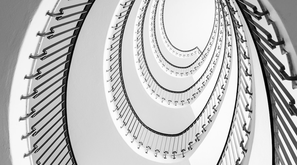 Beautiful spiral staircase in this commercial building #architecture #spiralstaircase #troveontuesday