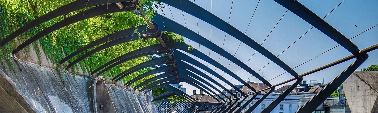 Zurich Stadelhofen train station by Santiago Calatrava. Very interesting how this train station adapts to the steep hillside