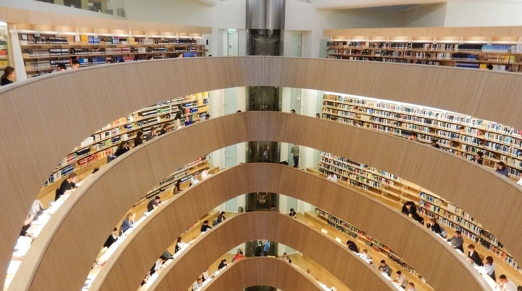 Law faculty library, Zurich, Switzerland. By Calatrava