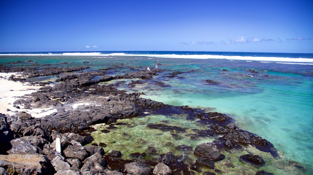 Saint-Pierre que incluye vistas generales de la costa