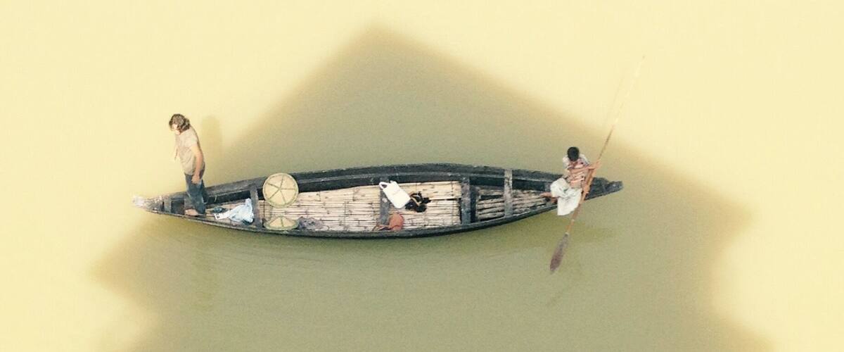 A beautiful place. Although this does not show the forest where we were fortunate enough to see monkeys moving through the trees. The shadow of the tower and the boat took my eye.