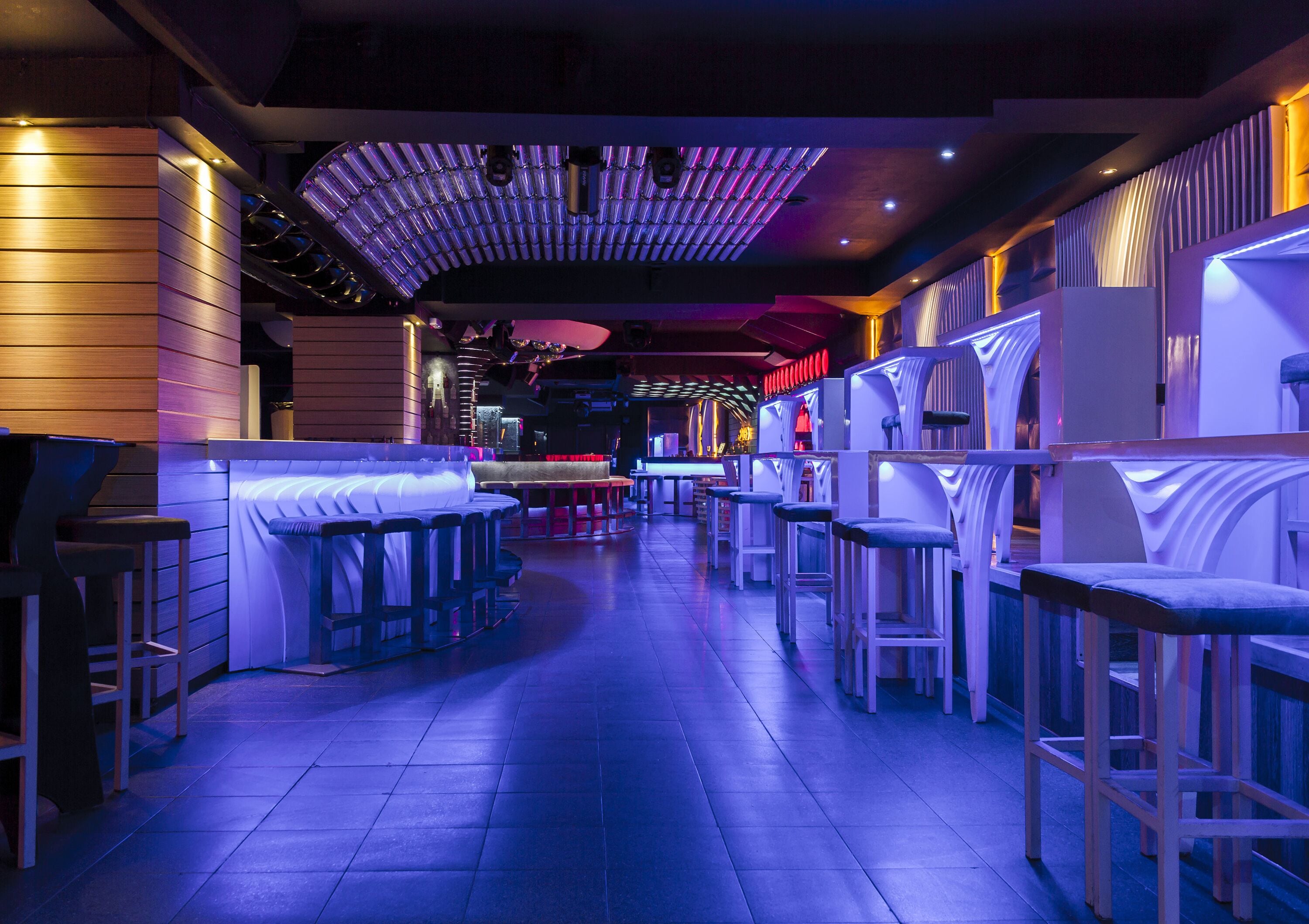 Dance club interior. Organza, Bulgaria, Veliko Tarnovo