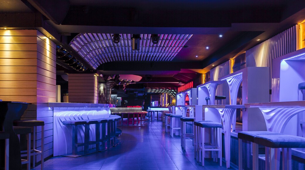 Dance club interior. Organza, Bulgaria, Veliko Tarnovo