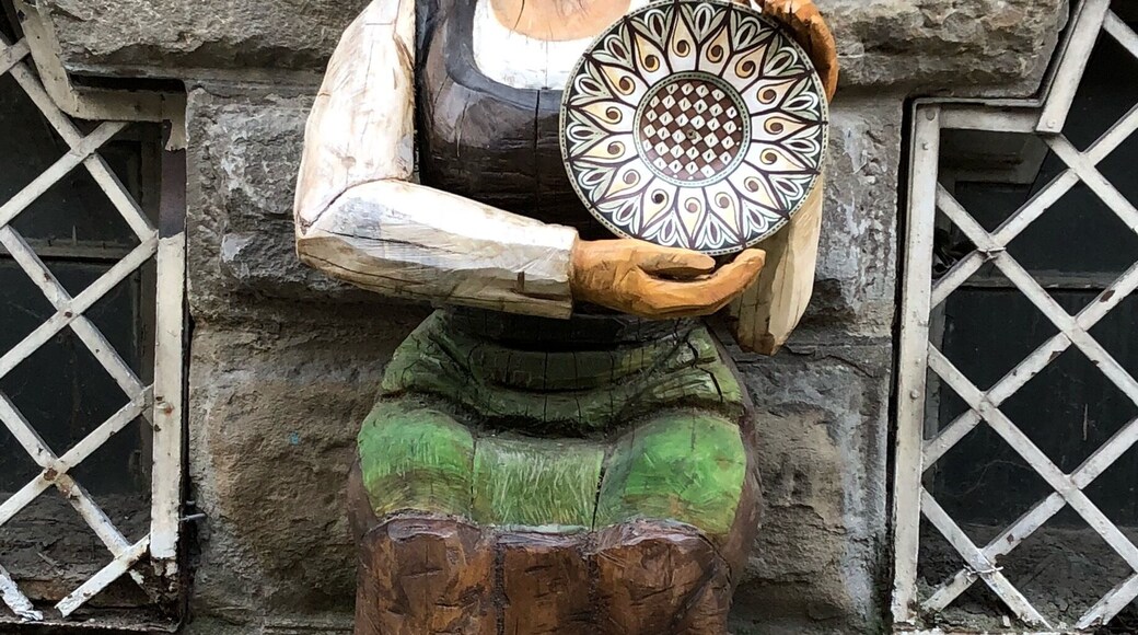 Wooden statue