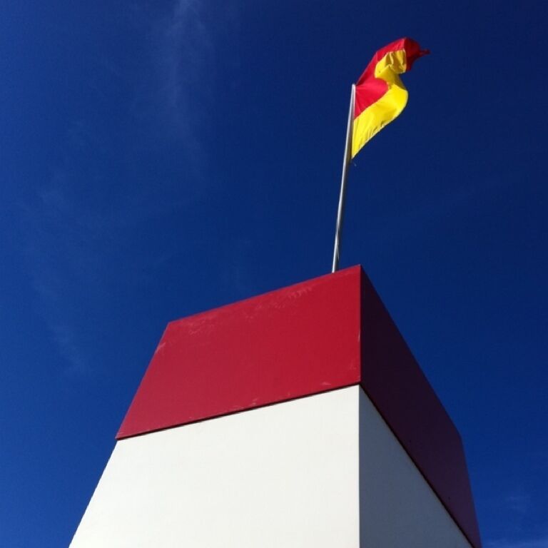 Lifeguard tower at Tornby beach. One of the absolute finest beaches in Denmark!