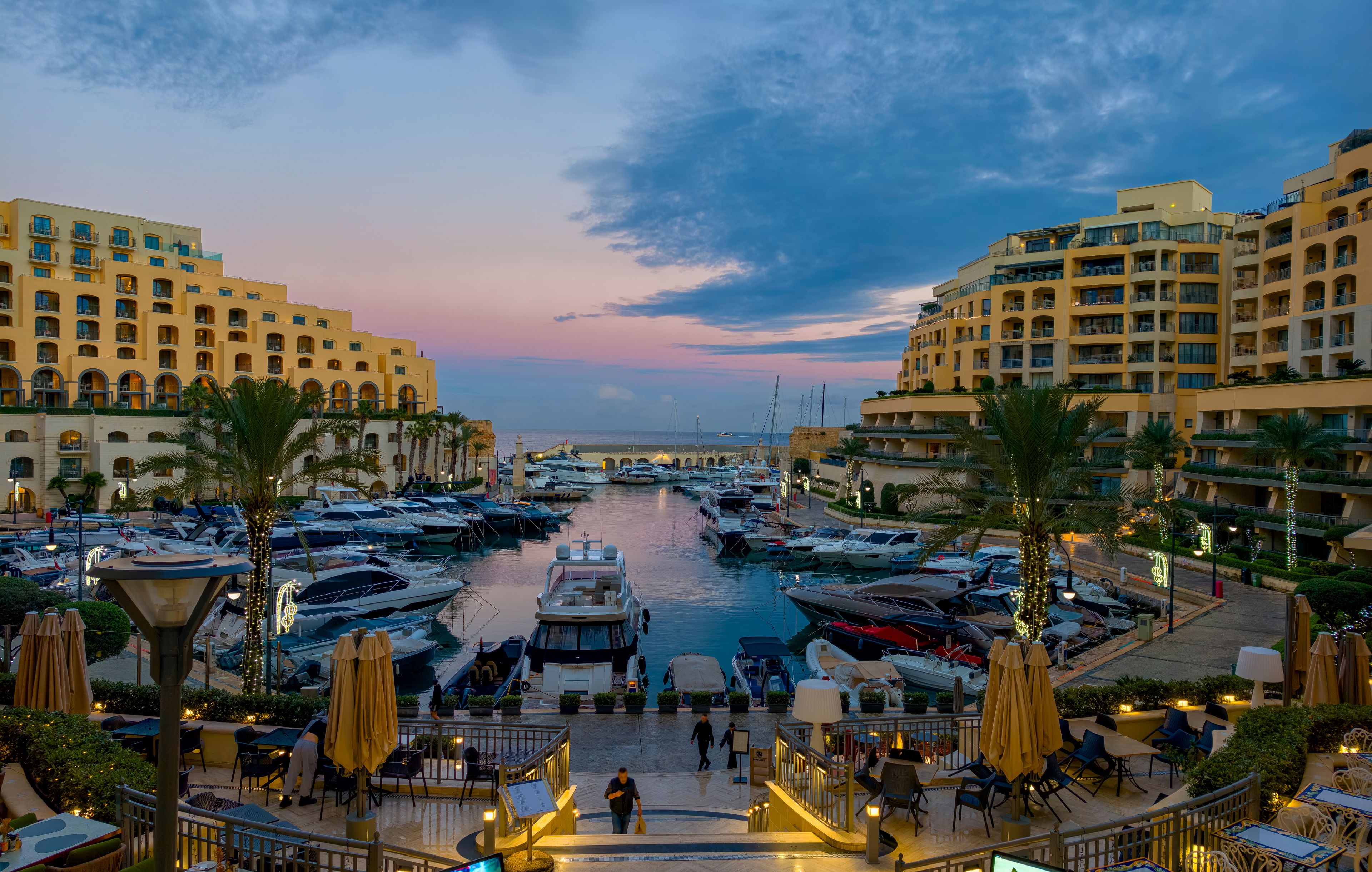 Spinola Bay, San Giljan near Sliema, Malta