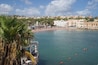 St. George’s Bay is located in Paceville, the entertainment capital of Malta. It is very crowded with tourists during summer. Arriving to the beach early is highly recommended, as it was full when we arrived around noon.