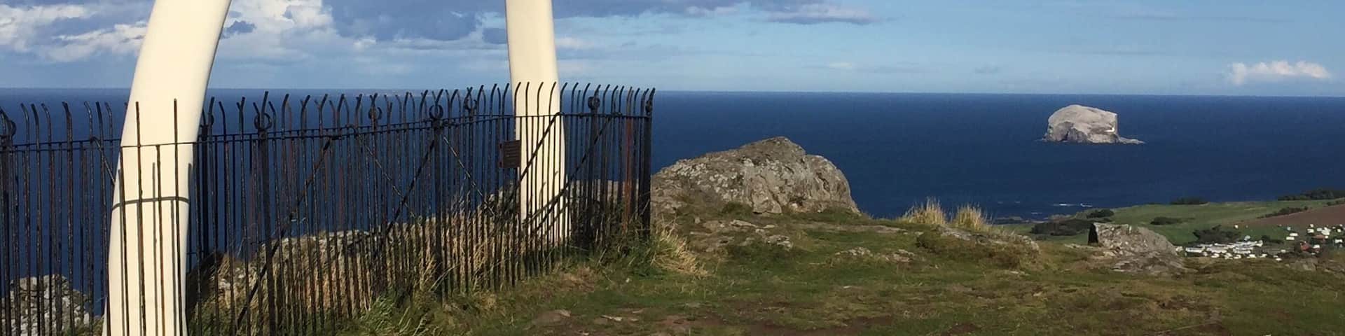 North Berwick Law
interessting place in East Lothian. spectacular view to Five, the Bass Rock, Isle of May, Isle of Fiddra, Craigleith etc. etc