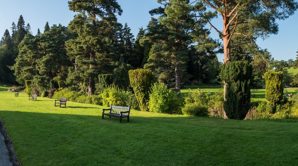 Perthshire / Szkocja - 25 sierpień 2019: Okolice Zamku Blair w sierpniowy słoneczny dzień