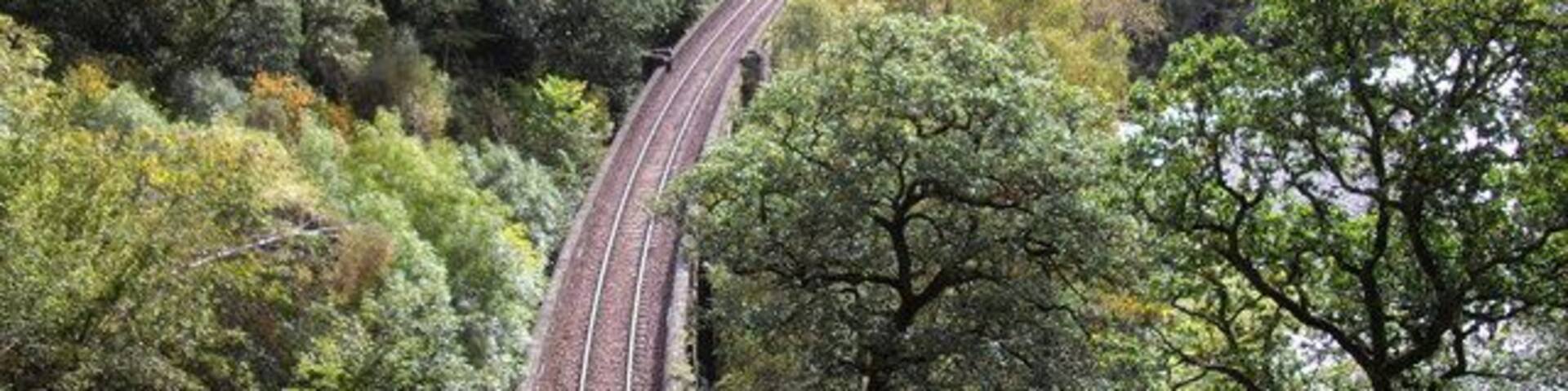Perth to Inverness railway line on Killiecrankie Viaduct