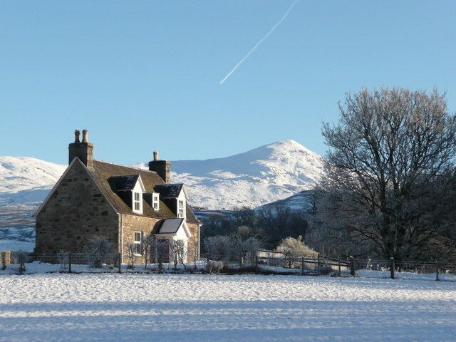 Fonvuick in winter On the scenic road from Garry Bridge to Killiecrankie past Tenandry Church.