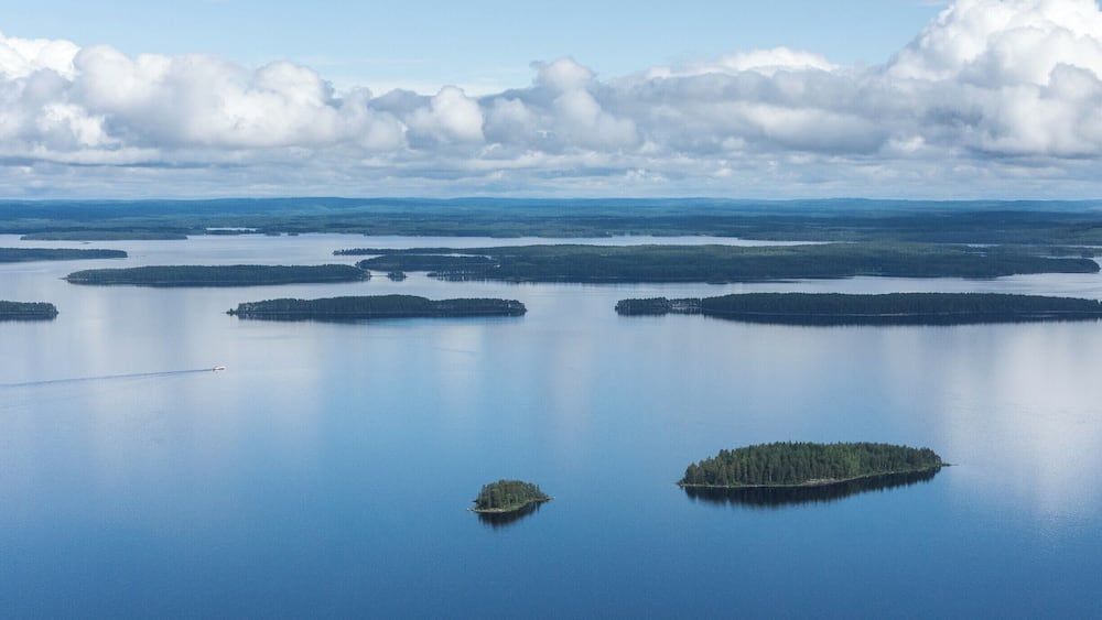 If you like nature and hills, this place offers very nice views to lake Pielinen.