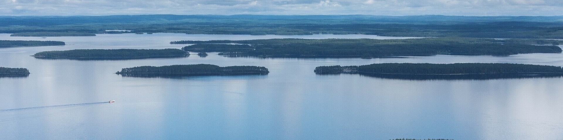If you like nature and hills, this place offers very nice views to lake Pielinen.