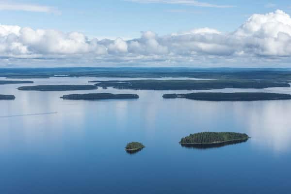 If you like nature and hills, this place offers very nice views to lake Pielinen.