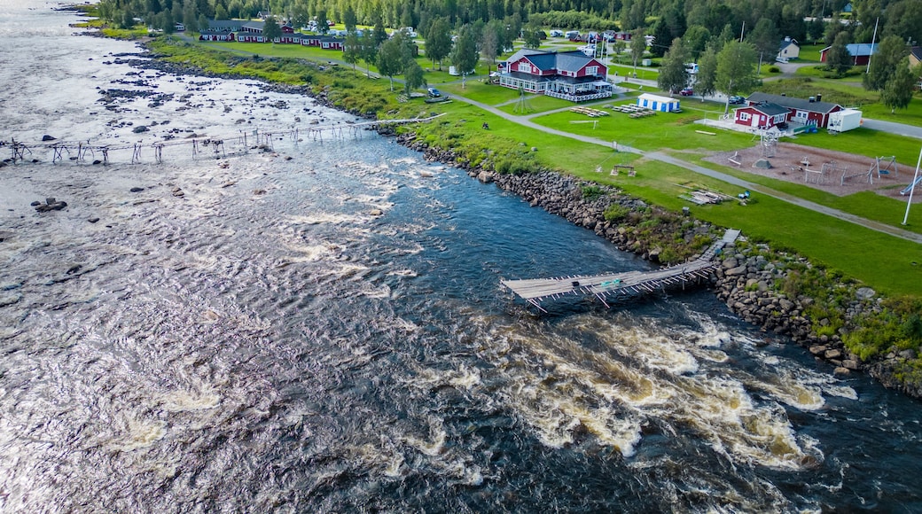 Kukkolankoski or Kukkolaforsen rapids in Tornio river