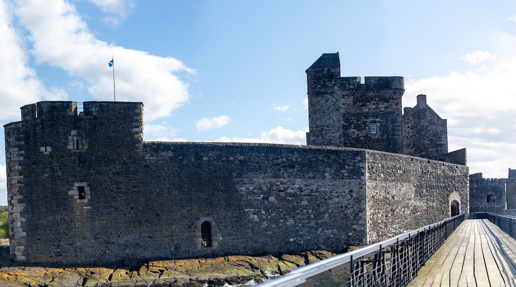 Panorama of Blackness Castle, Scotland, UK