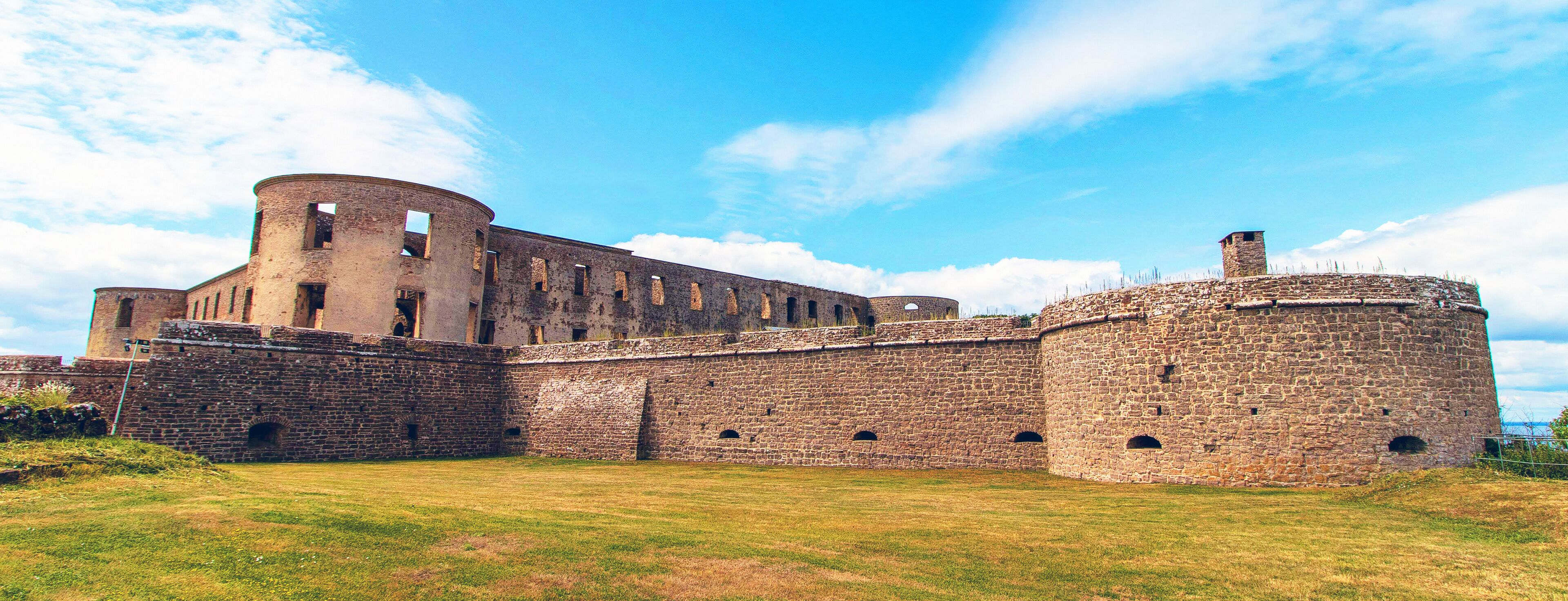 Borgholm Castle is a historic fortress located on the island of Öland in Sweden. The castle was  built in the 12th century.