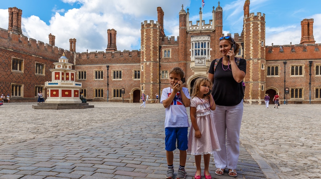 Hampton Court in summer day