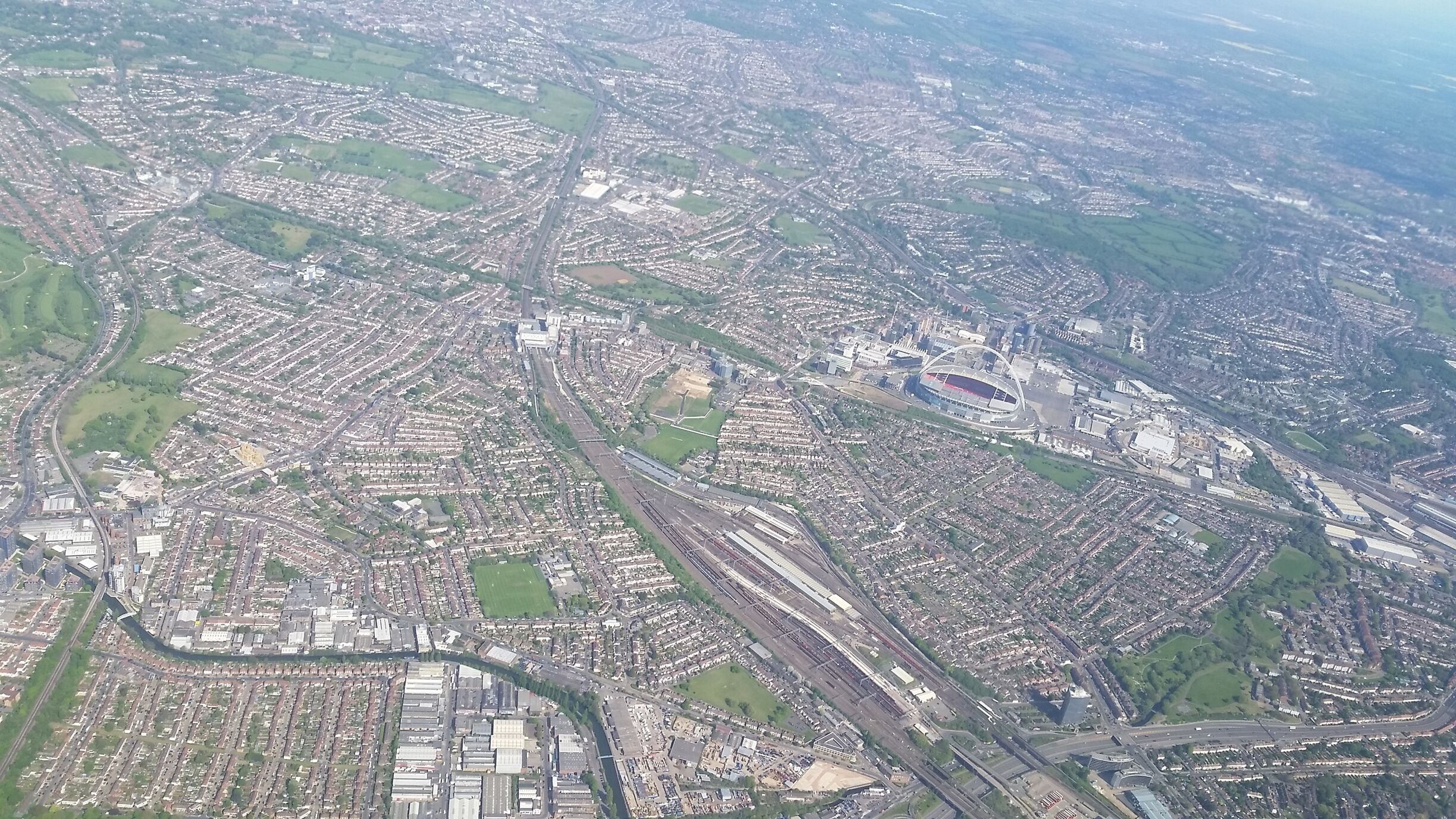 View over Wembley on last trip to London