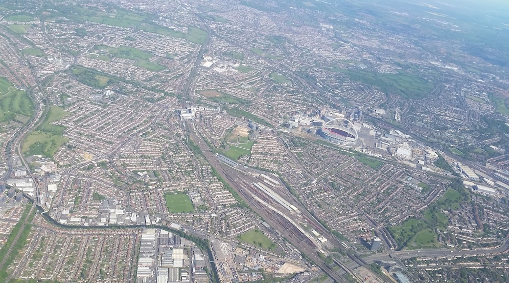 View over Wembley on last trip to London