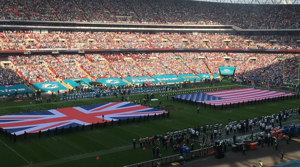 Dallas Cowgirls played the Jags at Wembley