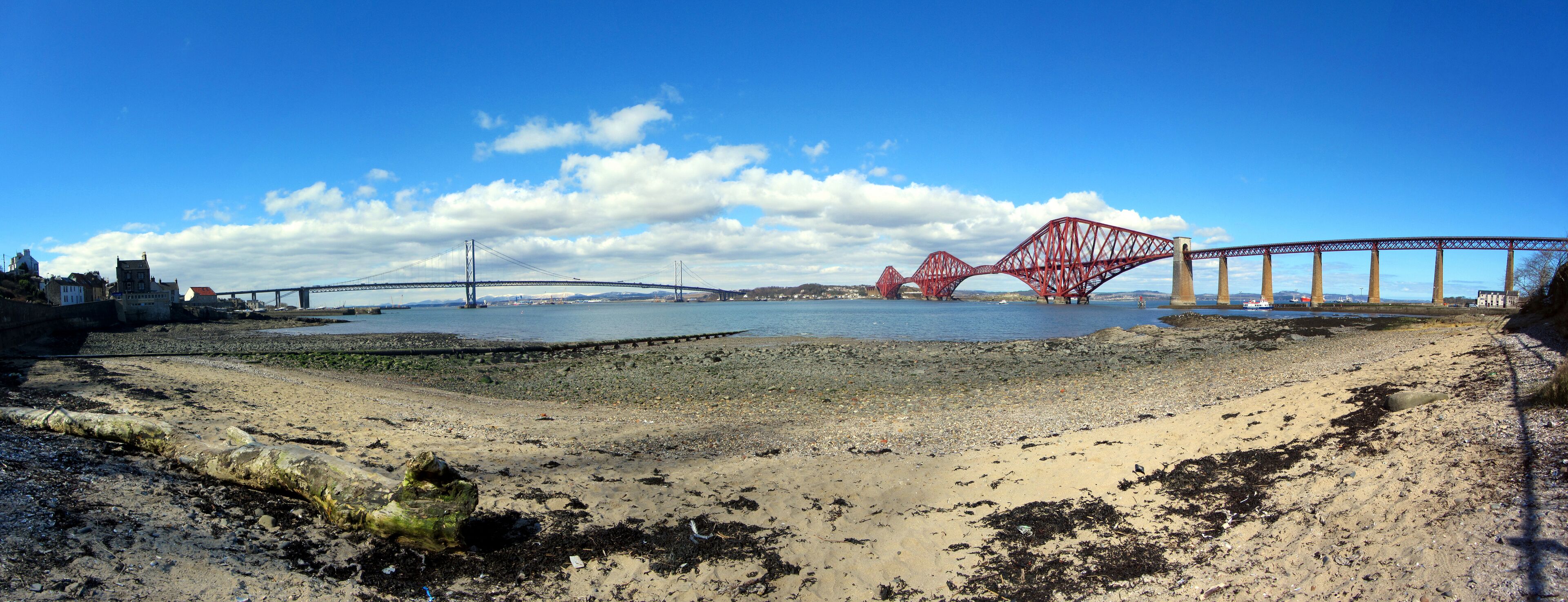 Forth Rail & Road Bridges Panorama