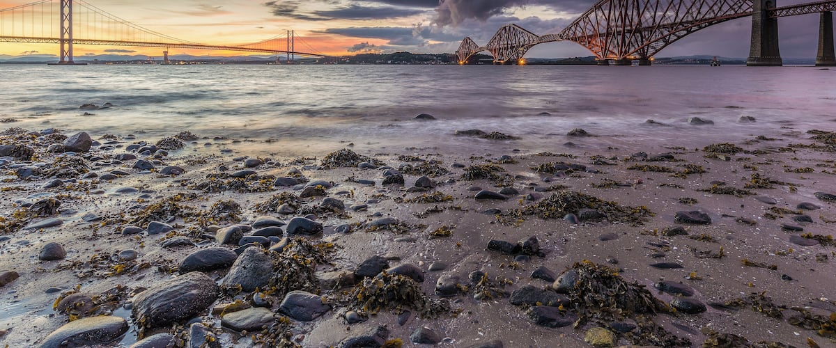Took a trip to Queensferry again last night, and I'm glad I did. This time I waited after the sunset and got a bonus face in the clouds.