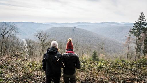 Together enjoying the view over the Ourthe Valley in the Ardens. #belgium #hiking #places #troveon