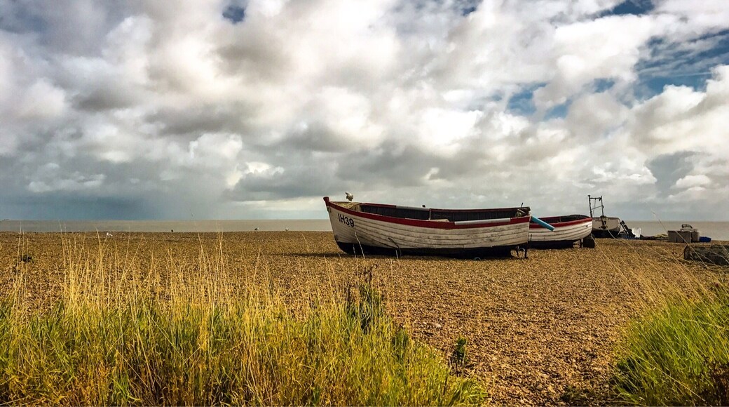 Fishing boats on the beach at Aldeburgh, Suffolk