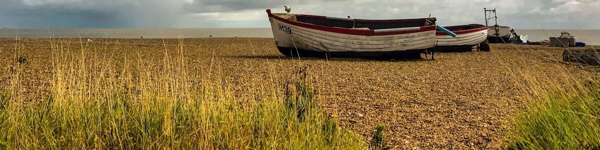 Fishing boats on the beach at Aldeburgh, Suffolk